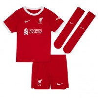 Liverpool Alexis Mac Allister #10 Heimtrikotsatz Kinder 2023-24 Kurzarm (+ Kurze Hosen)